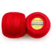 Нить Yarn Art Canarias №6328 красный (203м)