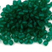 Биконусы Preciosa 4мм Emerald matt (20 шт)