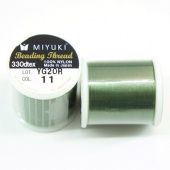 Нить Miyuki Thread для бисероплетения №11 Green 50м