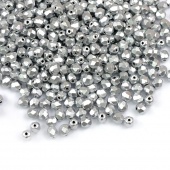 Бусины Fire Polished 4мм Aluminium Silver №01700 (20шт.)