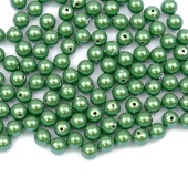 Жемчуг Preciosa Maxima 6мм Pearlescent Green (10шт)