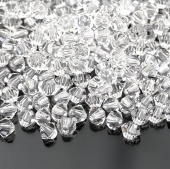 Биконусы Preciosa 4мм Crystal (20 шт)