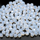 Биконусы Preciosa 4мм White opal (20 шт)