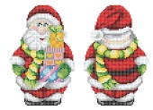 Схема "Новогодняя   игрушка  "Санта Клаус"  Г-476