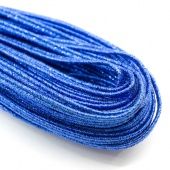 Сутажный шнур металлизированный 3,5мм синий