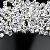 Биконусы Preciosa 3мм Crystal argent flare (20 шт)